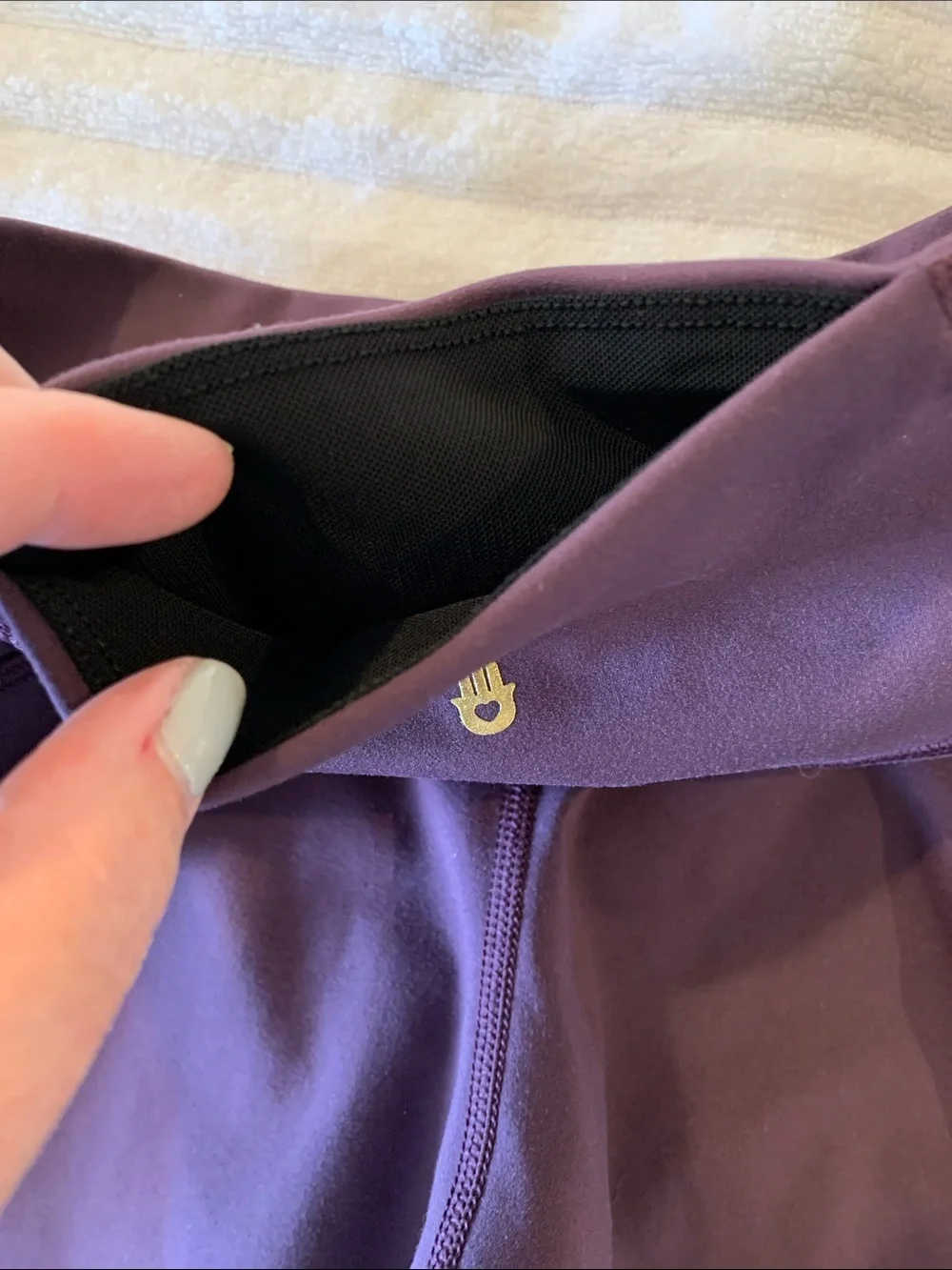 Spiritual Gangster Plum Flare Yoga Leggings​